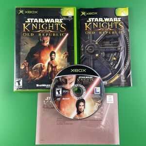 Star Wars: Knights of the Old Republic (Microsoft Xbox, 2003) Complete Insert